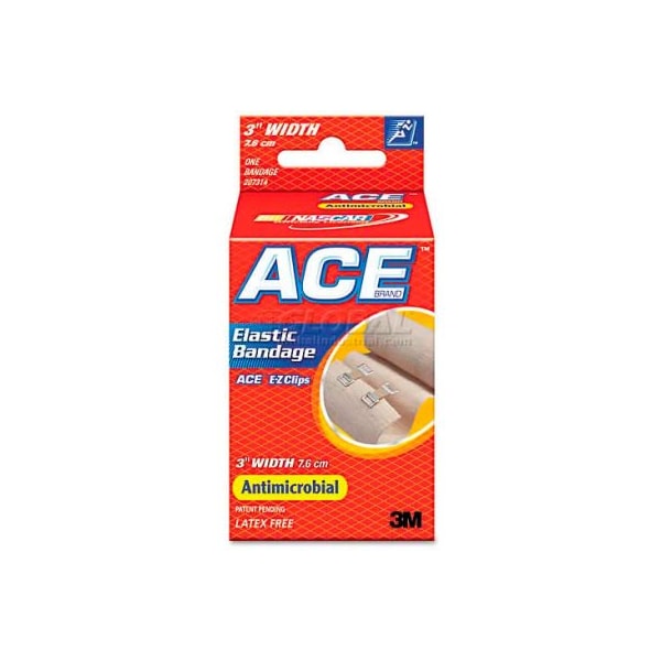 3M ACE 207314 Elastic Bandage with E-Z Clips, 3" 207314 - main